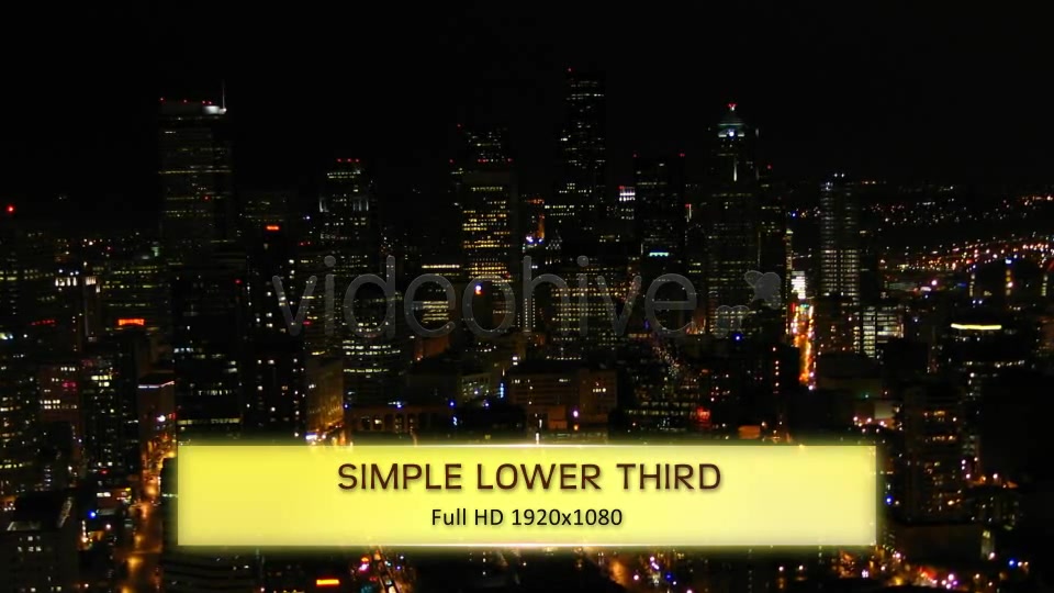 Simple Lower Third Videohive 629553 Motion Graphics Image 12