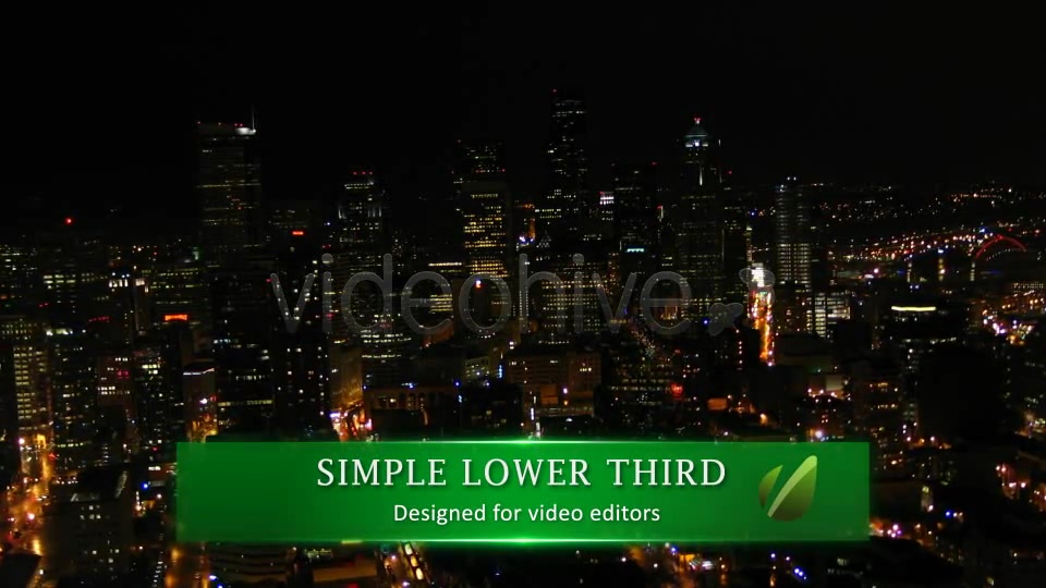 Simple Lower Third Videohive 629553 Motion Graphics Image 6