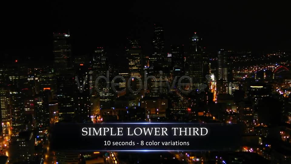 Simple Lower Third Videohive 629553 Motion Graphics Image 7