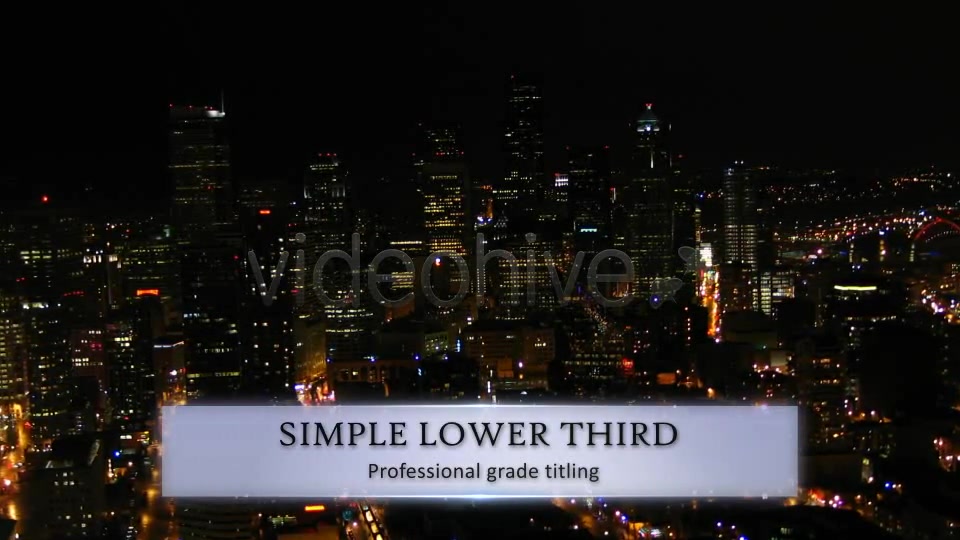 Simple Lower Third Videohive 629553 Motion Graphics Image 8