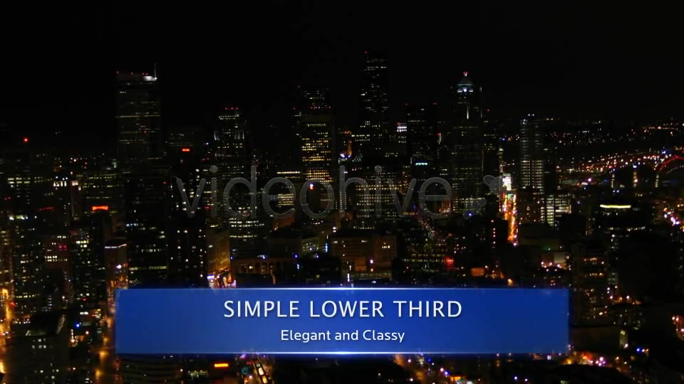 Simple Lower Third Videohive 629553 Motion Graphics Image 9