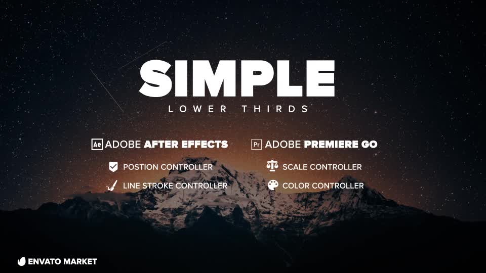 Simple Lower Thirds Videohive 19872247 After Effects Image 1