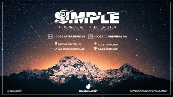 Simple Lower Thirds - 19872247 Videohive Download