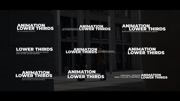 Simple Lower Thirds | AE - Videohive Download 54171672