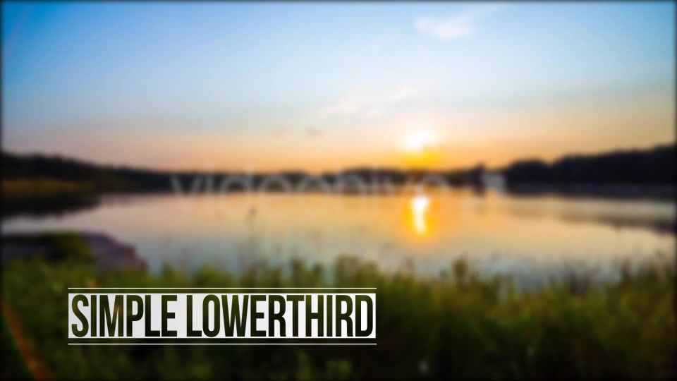 Simple Lower Thirds - Download Videohive 10399158