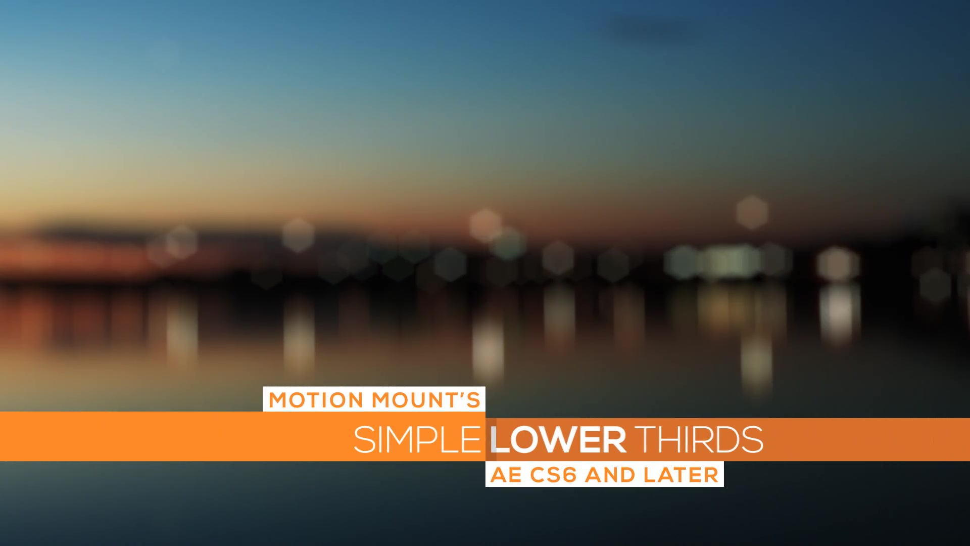Simple Lower Thirds - Download Videohive 12125722