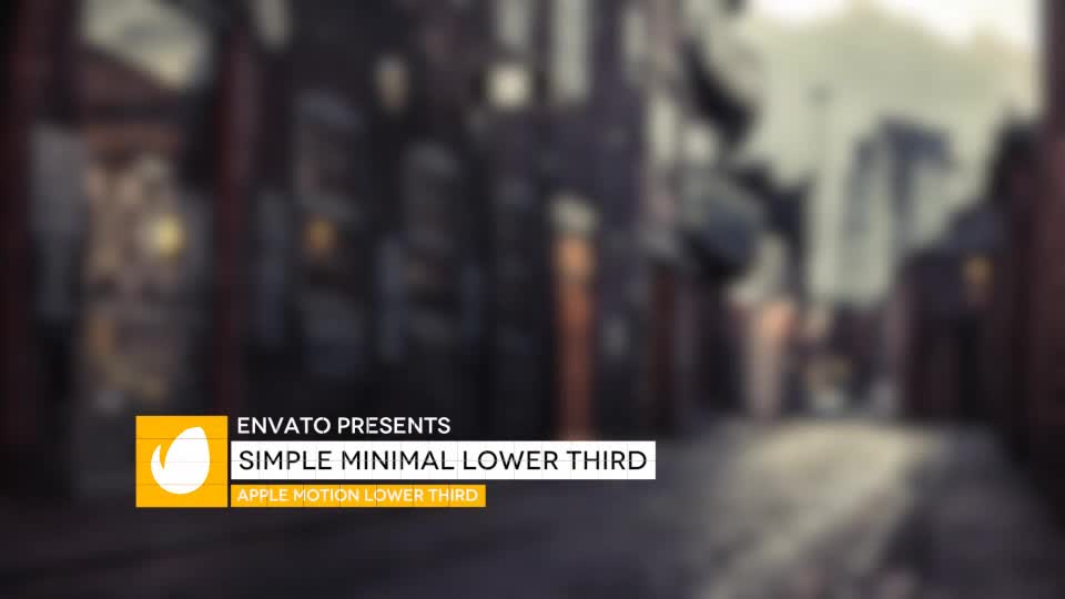 Simple Minimal Lower Third - Download Videohive 13179930