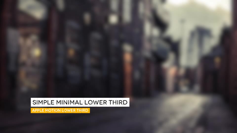 Simple Minimal Lower Third - Download Videohive 13179930