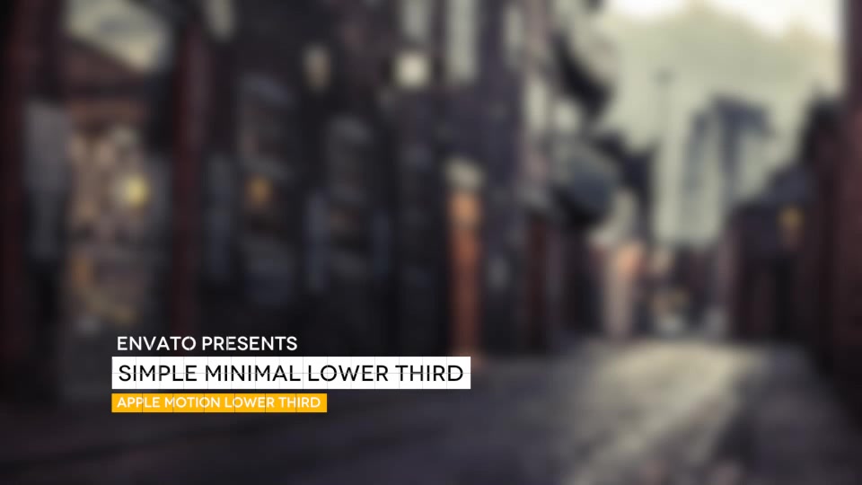 Simple Minimal Lower Third - Download Videohive 13179930