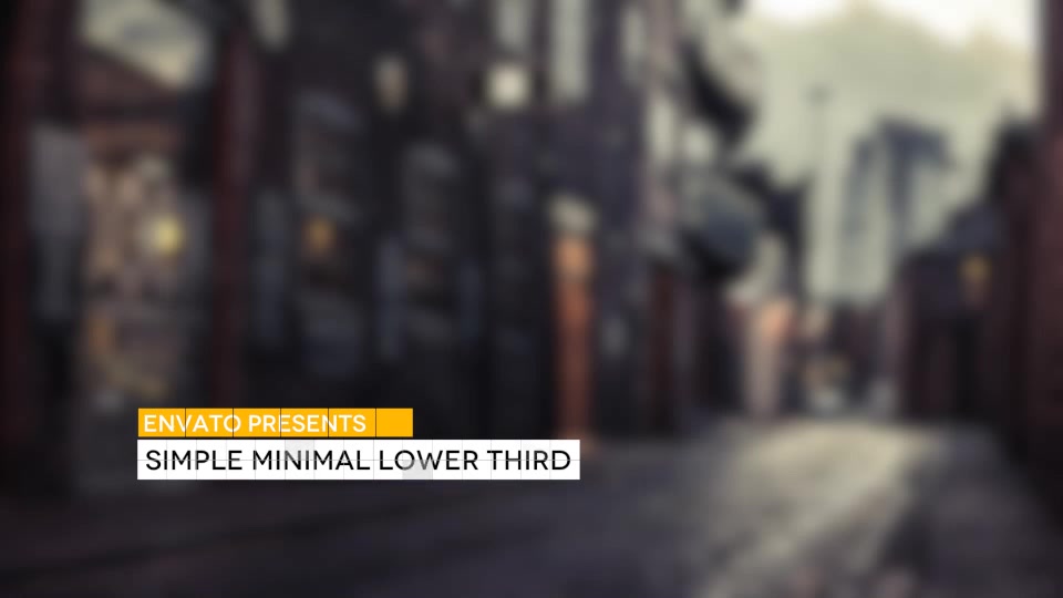 Simple Minimal Lower Third - Download Videohive 13179930
