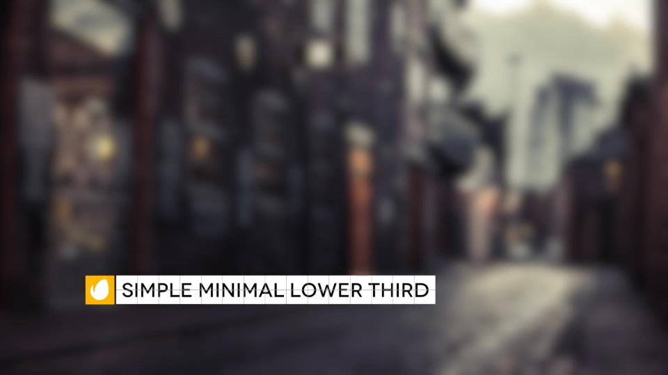 Simple Minimal Lower Third - Download Videohive 13179930