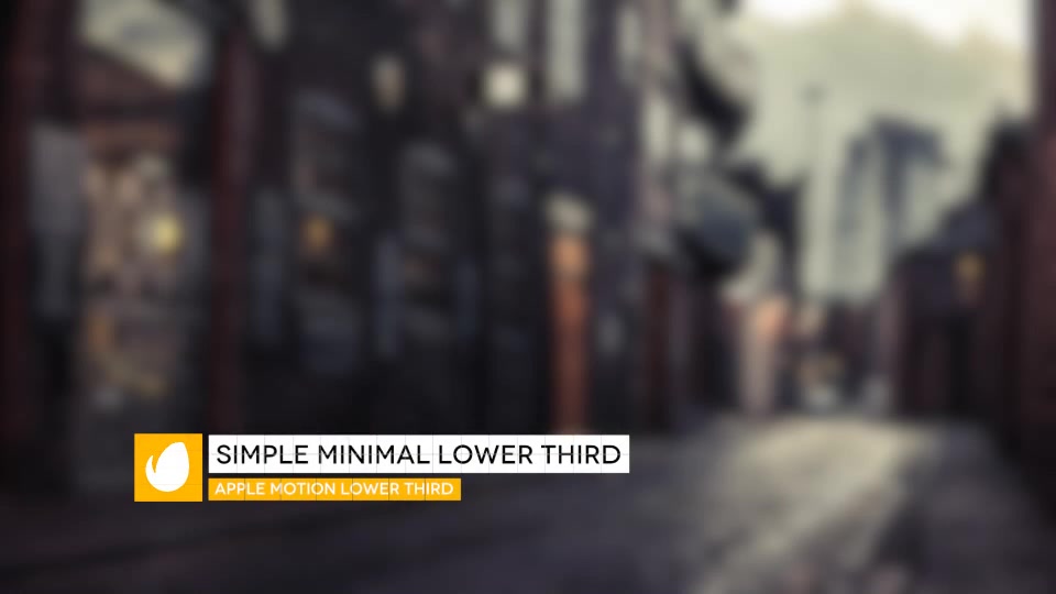 Simple Minimal Lower Third - Download Videohive 13179930