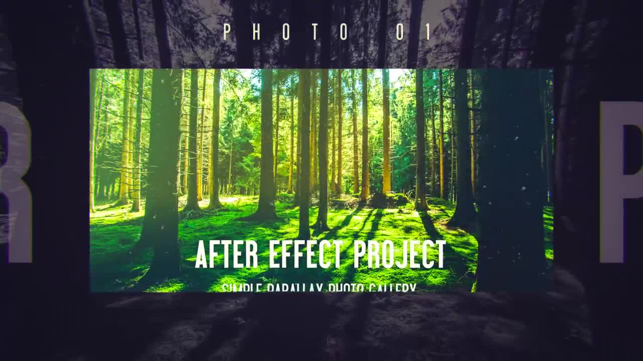 Simple Parallax Photo Gallery Videohive 13019942 After Effects Image 1
