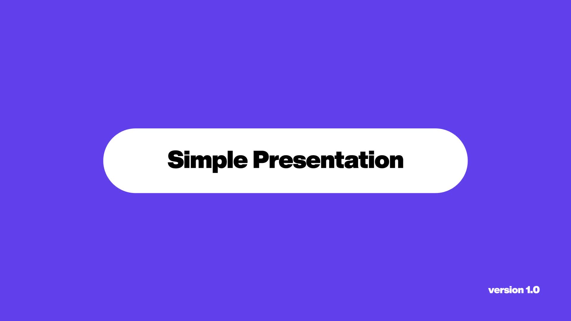 Simple Presentation Videohive 33649282 After Effects Image 1