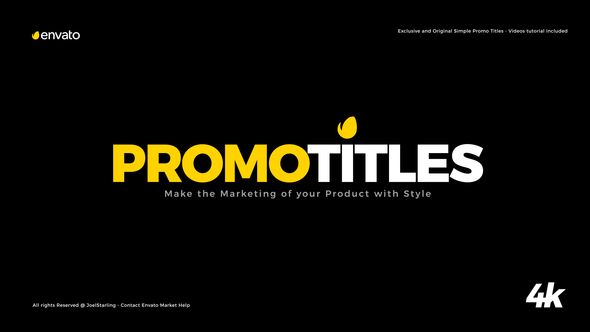 Simple Promo Titles Package - Download Videohive 22451056