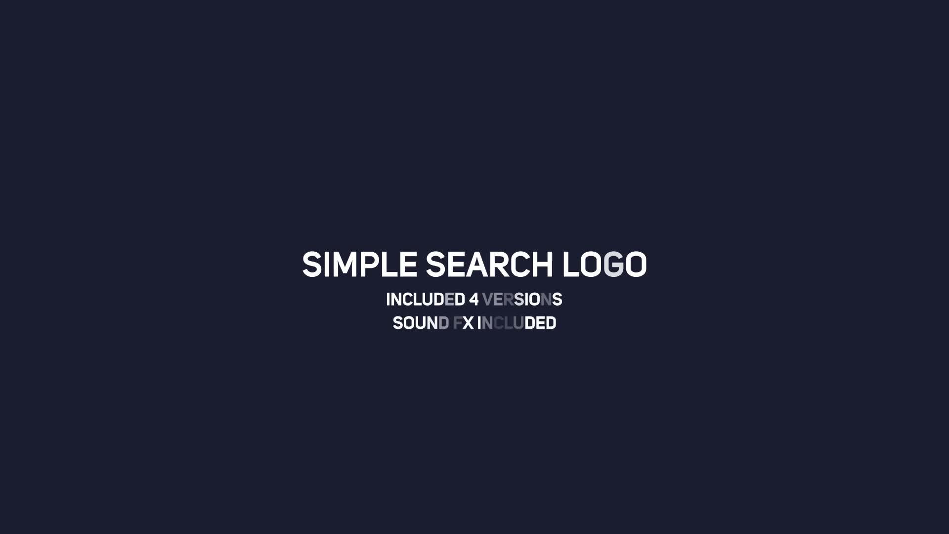 Simple Search Logo Videohive 20588092 After Effects Image 1