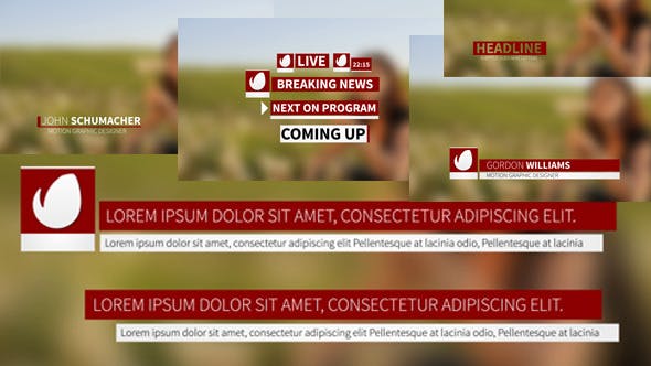 Simple Slow Lower Thirds - 11608205 Videohive Download