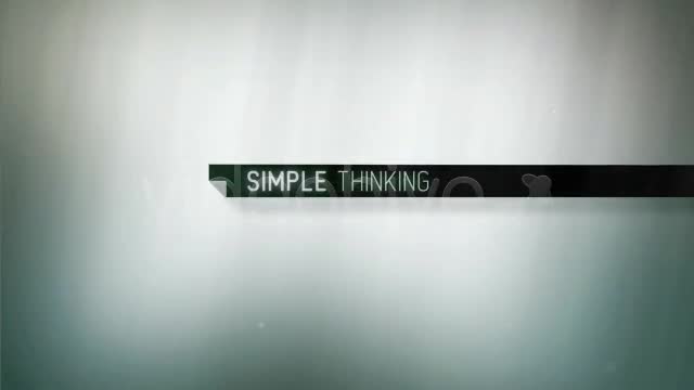 Simple Thinking - Download Videohive 238297