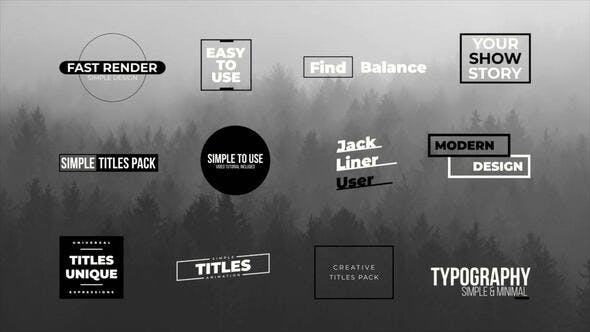 Simple Titles 1.0 | Final Cut Pro - Download Videohive 36709289