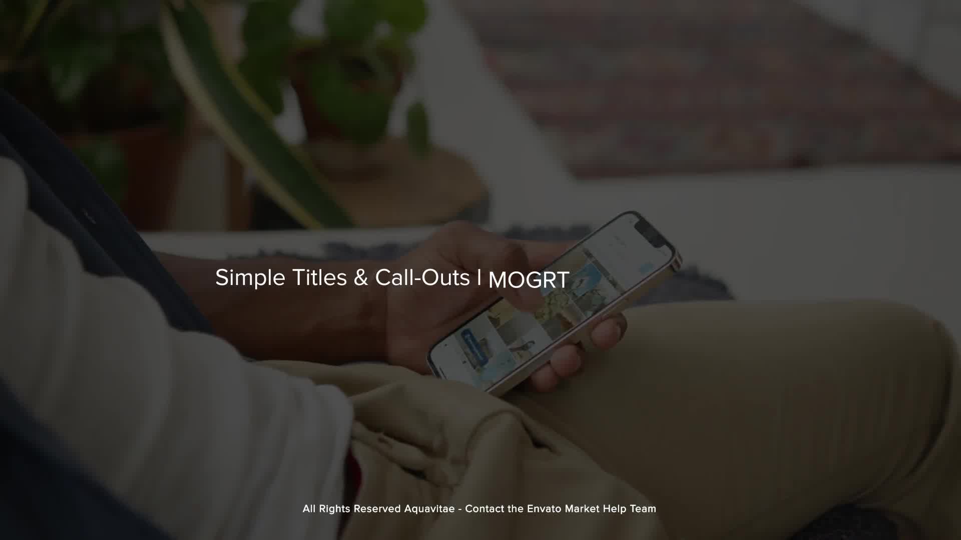 Simple Titles & Call Outs l MOGRT for Premiere Pro Videohive 37270274 Premiere Pro Image 10