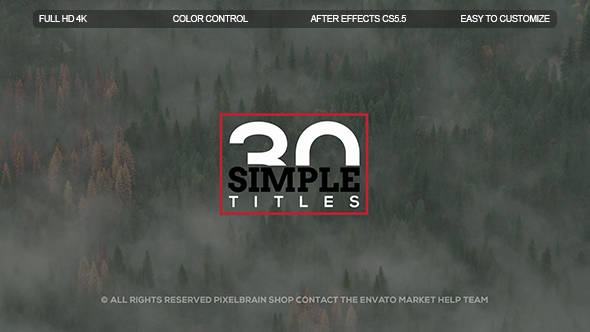 Simple Titles II - Download Videohive 20068606