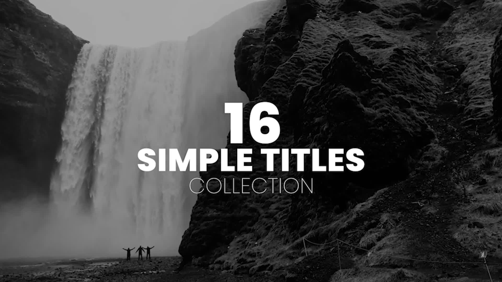 Simple Titles Pack Videohive 37082701 After Effects Image 1