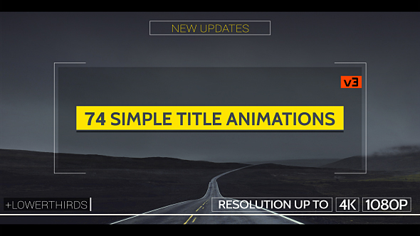 Simple Titles v3 - Download Videohive 15682467