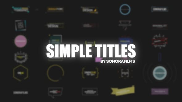 Simple Titles - Videohive 31837015 Download