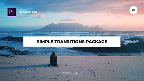 Simple Transitions Package For Premiere Pro - 32625102 Videohive Download