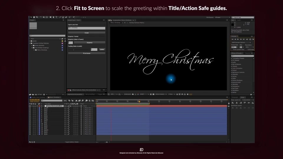 Simple Typer Holiday Particles Handwritten Typeface - Download Videohive 22733481