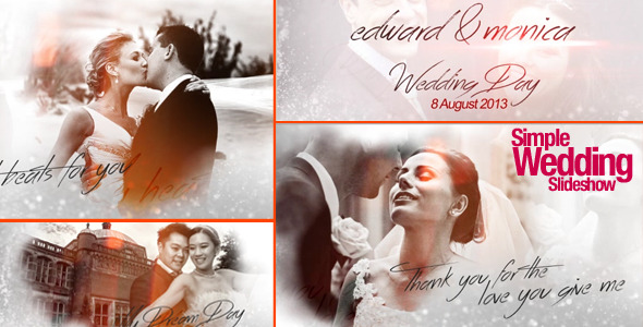 Simple Wedding Slideshow - Download Videohive 7563314