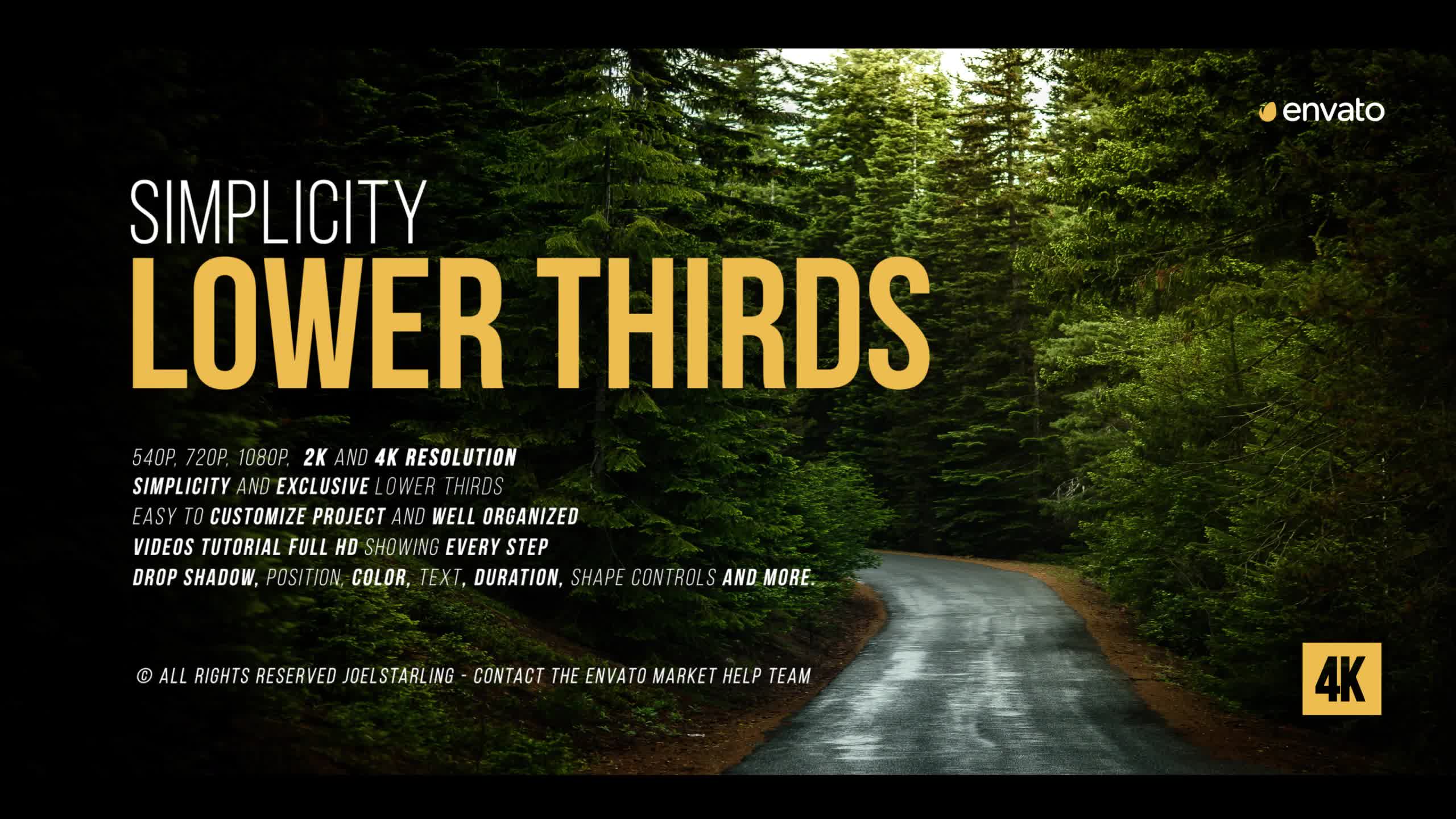Simplicity Lower Thirds for FCPX Videohive 38579364 Apple Motion Image 1