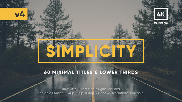Simplicity Title Pack - Download Videohive 17957957