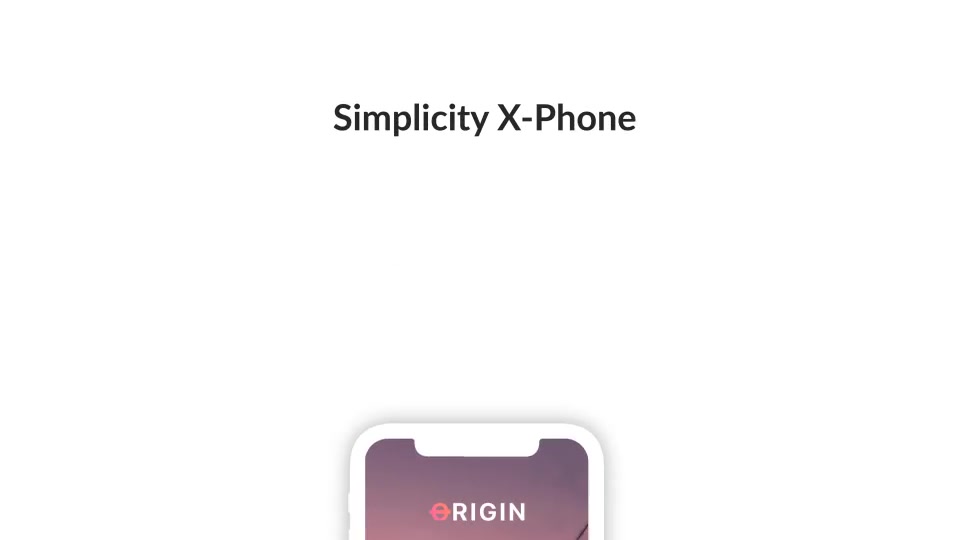 Simplicity X Phone Promo - Download Videohive 21462845