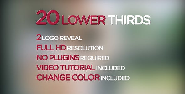 Simply Lower Thirds - Download Videohive 13020525