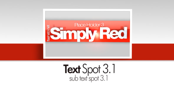 Simply Red CS4 - Download Videohive 99368