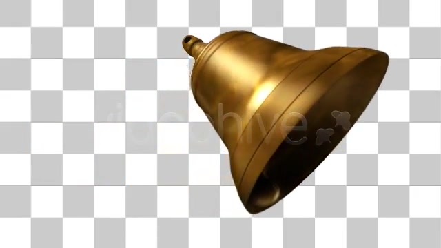 Single Bell Ringing Alpha Channel + Loop Videohive 1965902 Motion Graphics Image 10