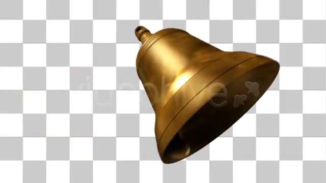 Single Bell Ringing Alpha Channel + Loop Videohive 1965902 Motion Graphics Image 8