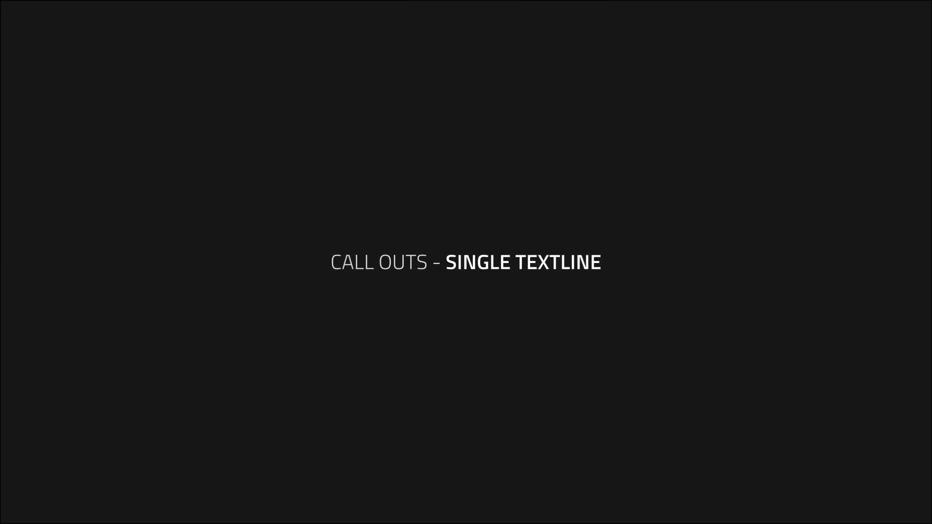 Single Textline Call Out | Premiere Pro Videohive 39825360 Premiere Pro Image 1