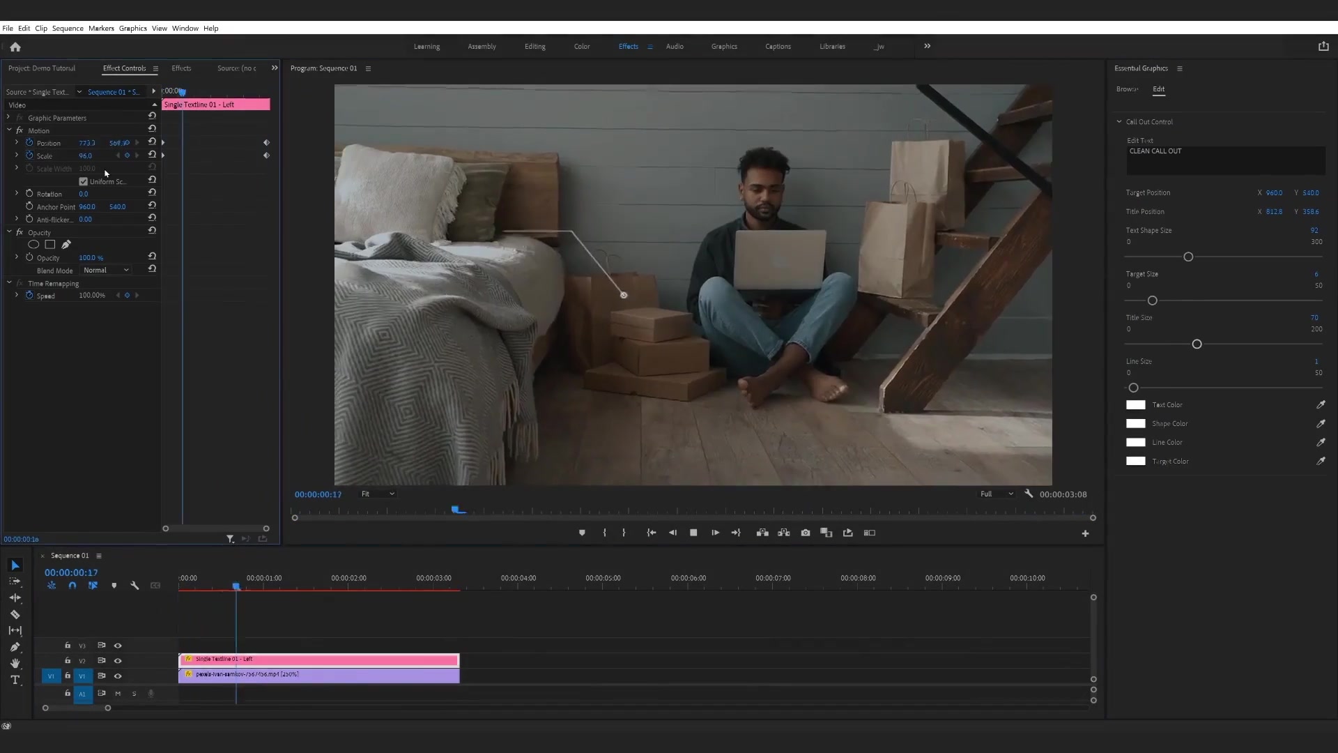 Single Textline Call Out | Premiere Pro Videohive 39825360 Premiere Pro Image 4