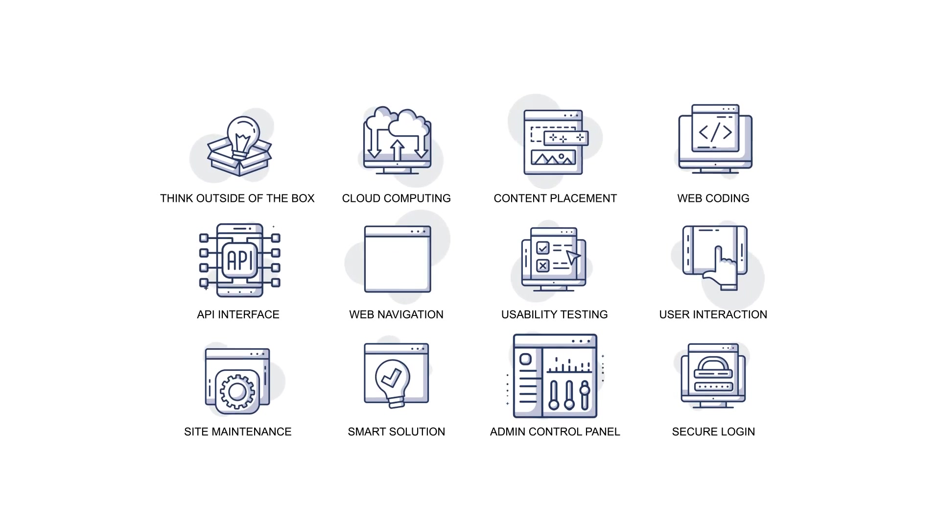 Site maintenance Animation Icons Videohive 34567956 After Effects Image 4