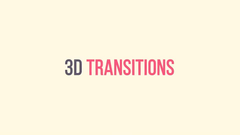 Six 3d Transitions Vol.2 - Download Videohive 19300088