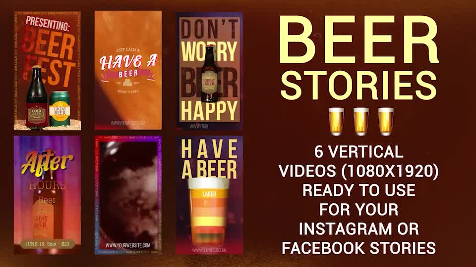 Six Beer Stories Videohive 33776081 After Effects Image 1