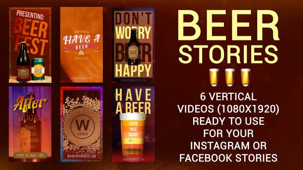 Six Beer Stories - 33776081 Videohive Download