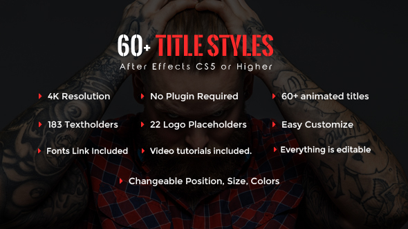 SixtyPlus 60+ Title Styles - Download Videohive 16358217