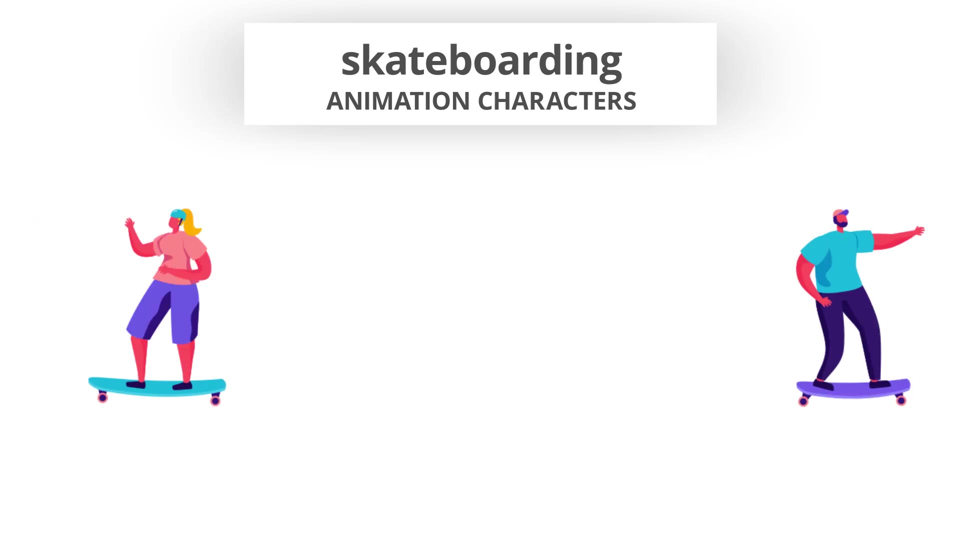 Skateboarding Character Set Videohive 30142953 After Effects Image 6