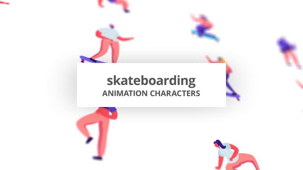 Skateboarding Character Set - 30142953 Download Videohive