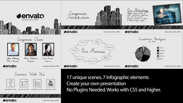 Sketch Corporate Video Pack - Download Videohive 12326488