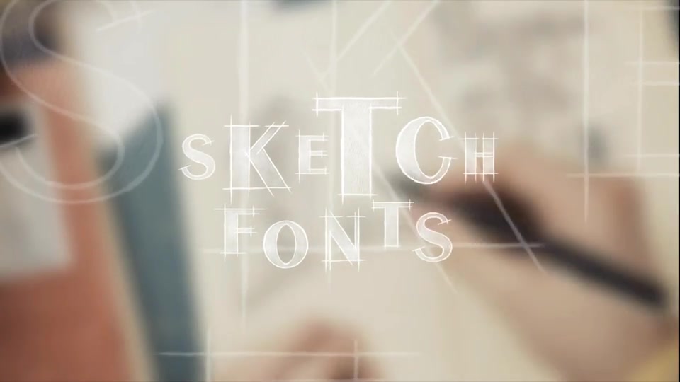 Sketch Font Videohive 12131318 After Effects Image 2