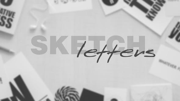Sketch Letters - Download Videohive 22106338